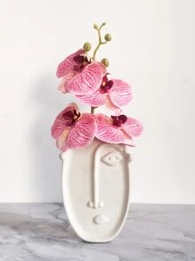 1pc Artificial Phalaenopsis, Faux Phalaenopsis Branch, Artificial Flower Stem, Vase Not Include - Multicolor - View 3