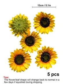 5 cái đầu hướng dương nhân tạo - Nhiều màu - Xem 4
