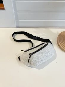 Minimalist Waist Bag - White - View 2