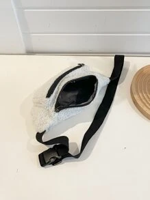 Minimalist Waist Bag - White - View 4