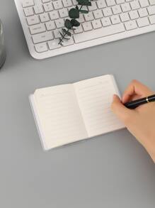 1入組卡通圖案便攜便簽簿 - 彩色 - 查看 2