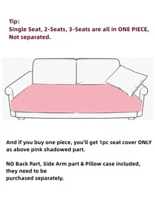 1pc Elk Label Decor Fuzzy Sofa Towel - Camel - View 5