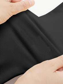 2雙小女童極簡風格素色褲襪 - 黑色 - 查看 5