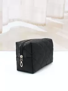 1 túi đựng đồ trang điểm tối giản dành cho nữ, túi đựng mỹ phẩm dung tích lớn, di động, dùng hàng ngày, trong xe hơi, khi đi công tác, trang trí phòng, túi trang điểm, bàn trang điểm, túi đựng đồ trang điểm, hộp đựng, lưu trữ, hộp đựng đồ trang điểm, túi đựng mỹ phẩm, túi đựng đồ vệ sinh cá nhân, hộp đựng đồ trên bàn làm việc, túi đựng mỹ phẩm, túi đựng đồ trang điểm, túi đựng đồ trang điểm, bàn trang điểm, túi đựng đồ trang điểm, túi nhỏ, túi đựng mỹ phẩm, dung tích lớn, túi đựng mỹ phẩm lớn, quà Giáng sinh, túi nhỏ, túi quà tặng/túi xách nhỏ, hộp đựng đồ trang điểm, túi mini, túi dung tích lớn, quà tặng Giáng sinh, ý tưởng quà tặng cho phụ nữ, túi đựng đồ trang điểm, vật dụng cần thiết khi đi du lịch - màu đen - Xem 3