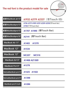 2pcs Clear Case Compatible With 13.3 Inch Air - Clear - View 5