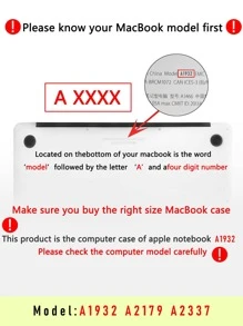 2pcs Clear Case Compatible With 13.3 Inch Air - Clear - View 6