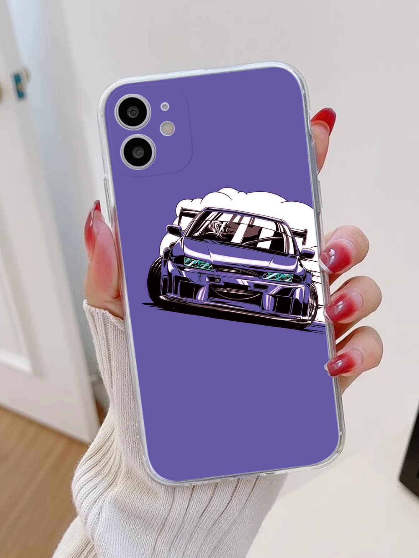 Car Pattern Phone Case - Multicolor - View 1
