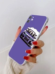 Car Pattern Phone Case - Multicolor - View 3