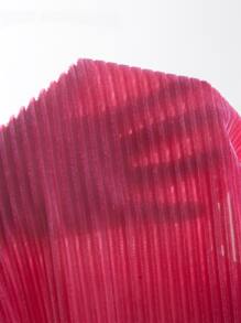 Chiquease Split Thigh Halter Dress - Hot Pink - View 7