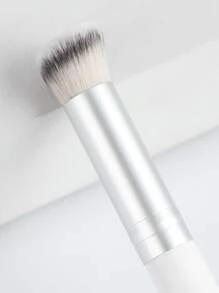 Cọ che khuyết điểm, 1 chiếc cọ trang điểm bằng gỗ cổ điển có thể tái sử dụng để trang điểm, dùng cho phấn phủ, mỹ phẩm trang điểm mặt - trắng - Xem 5