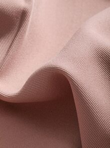 DAZY High Waist Plicated Detail Pants - Dusty Pink - View 3