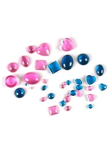 1pc Heart & Geometric Shaped DIY Silicone Mold - White - View 5