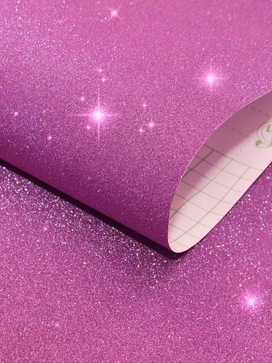 1 张闪光墙纸，现代 PVC 闪光细节防水墙胶卷，适用于家庭，翻新贴纸可剥离墙板，墙纸，壁纸，春季装饰品让您的家焕然一新，拉玛装饰贴纸礼物生日毕业