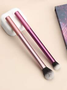 Eyeshadow Brushes, 2pcs Multifunctional Makeup Brush For Eye Shadow, Makeup Brush/Cosmetic Brush,Brush Set,Makeup Brush Kit,Make Up Brush Set,Make Up Set Complete,Makeup Brush Set,Complete Makeup Kit,Brush Kit,Brushes Makeup Set,Makeup Gift Set,Set - Multicolor - View 2