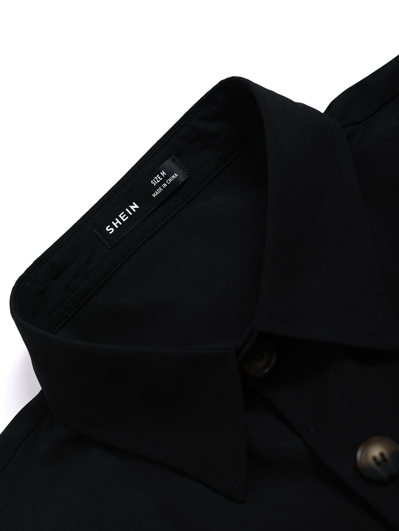 قميص كاجوال بأكمام طويلة وياقة مطبوع بنقشة المربعا...