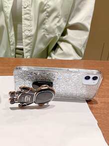 宇航員支架閃爍流星手機殼，適用於iPhone 15/14/13/12/11 - 彩色 - 查看 2