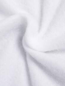 Manfinity Men Fish & Slogan Graphic Drop Shoulder Sweatshirt - White - View 3