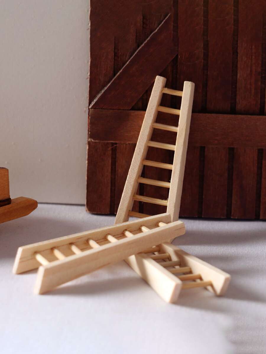 1pc Ladder Design Decoration Craft Birthday - Khaki - View 1
