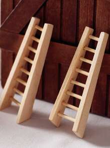 1pc Ladder Design Decoration Craft Birthday - Khaki - View 2