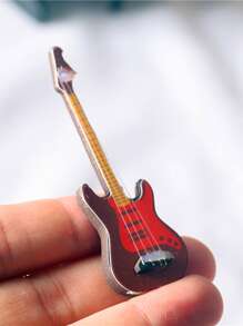2pcs Musical Instrument Design Decoration Craft, Mini Art Decoration For Home Decor - Multicolor - View 4