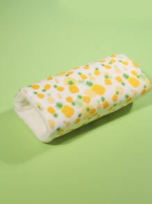 1pc Pineapple Print Hamster Bed - Multicolor - View 2