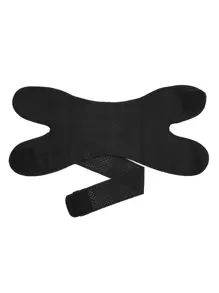 1pc Meniscus Injury Preventing Knee Brace Strap, Silicone Cooling Compression Knee Support Pad For Running, Basketball, Hiking Gym Accessories Knee Support Sports Knee Pads Gym Knee Pads - Black - View 4