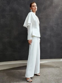 MOTF PREMIUM 休閒精裁褲 - 白色 - 查看 6