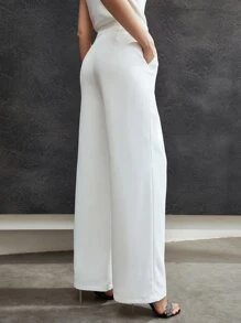 MOTF PREMIUM 休閒精裁褲 - 白色 - 查看 7