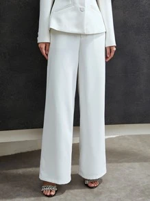 MOTF PREMIUM 休閒精裁褲 - 白色 - 查看 8