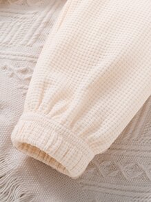 Girls Letter Graphic Hoodie & Joggers - Apricot - View 7