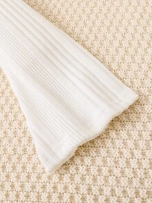 青少女縮頸喇叭袖t卹 - 白色 - 查看 5