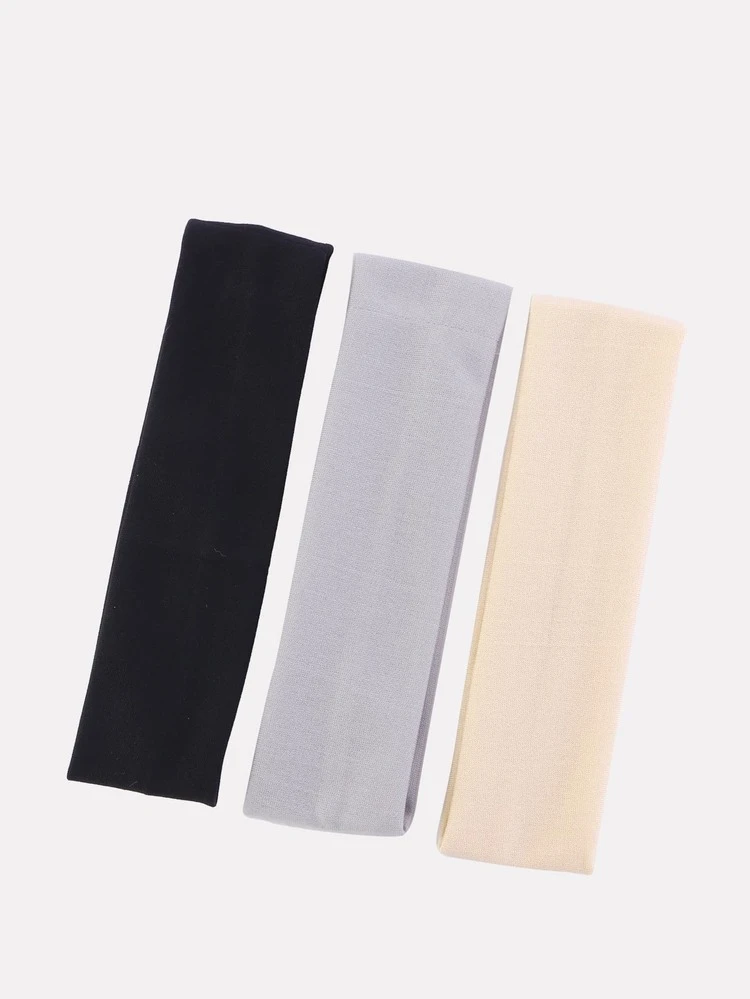 3pcs Solid Hair Band Fall Winter Headbands For Women Hair Accessories For Women For Vacation Outfits Woman