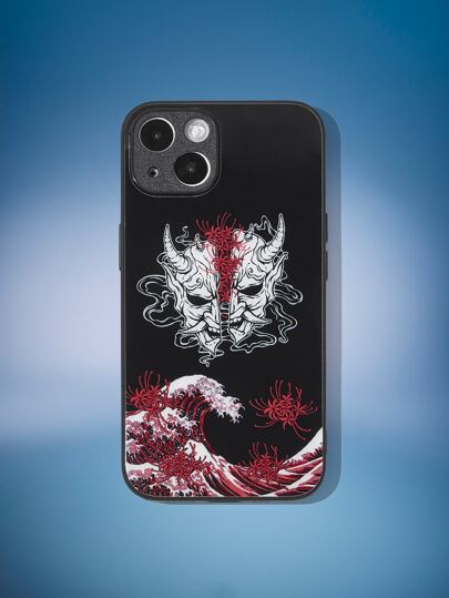 Coque de téléphone portable à imprimé démon