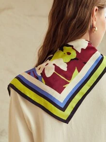 MOTF PREMIUM WOOL-MIX FINE KNIT BANDANA JUMPER - White - View 3