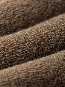 Solid Over The Calf Socks - Rust Brown - View 6