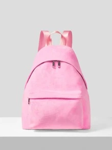 Mochila clásica minimalista mullido - Rosa - Ver 7