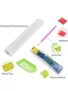 恐龍圖案DIY鑽石畫不附框架