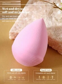 1个化妆海绵，便宜，圣诞礼物，化妆品，化妆工具，廉价商品，礼品，女士礼品，圣诞礼物