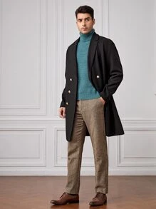 Manfinity Men Slant Pocket Houndstooth Suit Trousers - Multicolor - View 6