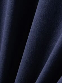 Manfinity Homme Tops Nam Lá thư Giải trí - Màu xanh hải quân - Xem 4