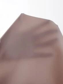 Breezaya Off The Shoulder Tie Front Blouse Peplum Top - Dusty Pink - View 7