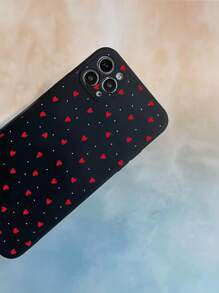 Heart Pattern Phone Case - Multicolor - View 3