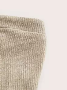 SHEIN EZwear Casual Eenkleurig Grote maat set Split