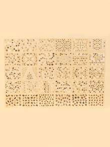 30 tờ Nhãn dán móng tay họa tiết hoa - Nhiều màu - Xem 2