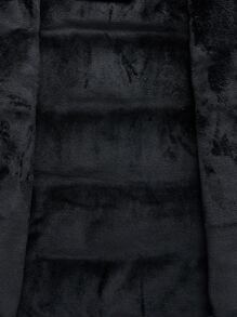 男士字母拼接背心棉服外套 - 藏蓝色 - 查看 8