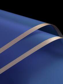 10 cái Kim loại Trim Giấy gói Hoa không thấm nước - Xanh đậm - Xem 2