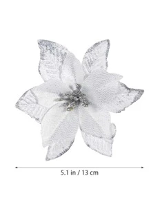 Chiếc Bạc Nhân Tạo Hoa Giáng Sinh Vòng Hoa Phụ Kiện Cây Nho Trang Trí Cho Cây Thông Noel - Nhiều màu - Xem 3