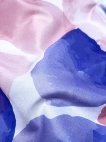 Abstract Pattern Duvet Cover Set Without Filler - Multicolor - View 3