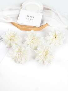 5/15 PIÈCES Fleurs artificielles, dahlias, chrysanthèmes, décorations de mariage, plantes fausses pour la décoration de la pièce, décoration d'automne, centre-pièces DIY, boîtes à bonbons, cadeaux de fête, décoration, fleurs de poignet de mariée, boîtes à fleurs à tenir, assortir avec la décoration d'intérieur, la Saint-Valentin, la Fête des Mères, matériaux de boîte à fleurs, décorations du Nouvel An, décoration d'automne