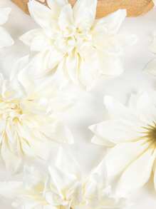 5/15 PIÈCES Fleurs artificielles, dahlias, chrysanthèmes, décorations de mariage, plantes fausses pour la décoration de la pièce, décoration d'automne, centre-pièces DIY, boîtes à bonbons, cadeaux de fête, décoration, fleurs de poignet de mariée, boîtes à fleurs à tenir, assortir avec la décoration d'intérieur, la Saint-Valentin, la Fête des Mères, matériaux de boîte à fleurs, décorations du Nouvel An, décoration d'automne